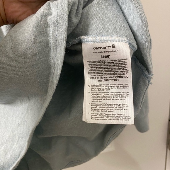 Carhartt Youth Boys Long Sleeve light blue - Picture 3 of 5